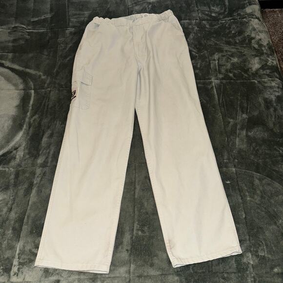 Vintage Gray Dodge Ram Cargo Utility Pants Men's Size 37/38 x 32 Streetwear - Picture 2 of 9